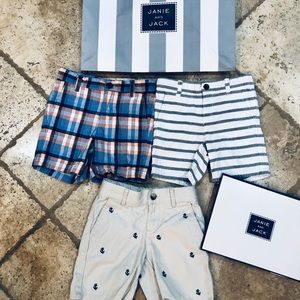 Janie and Jack Boys Shorts Lot Bundle size 3